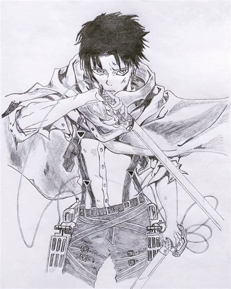 Levi Attack On Titan Sketch