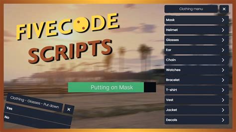 FiveM Script | Clothing As An Item - Teaser [ESX/QB] | FIVECODE SCRIPTS - YouTube