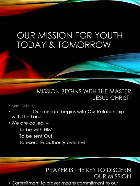 Our Mission For Youth | PDF