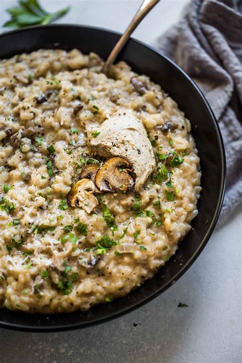 Mushroom Risotto with Truffle Mousse - Platings + Pairings