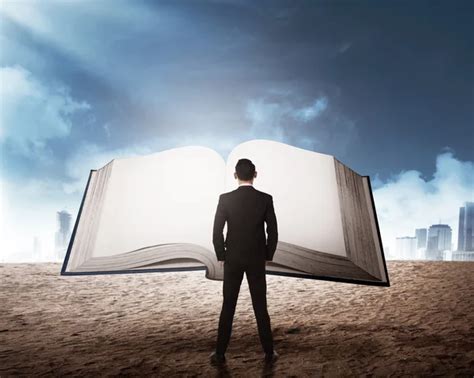 Man holding book — Stock Photo © peshkova #33665009