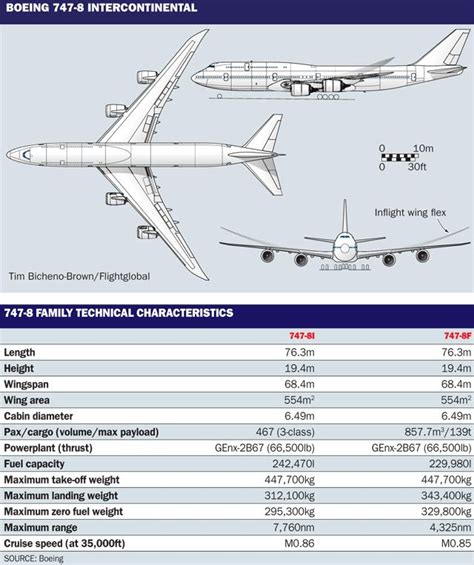 Boeing 747-8I 3-view | Boeing, Boeing 747, Boeing 747 8