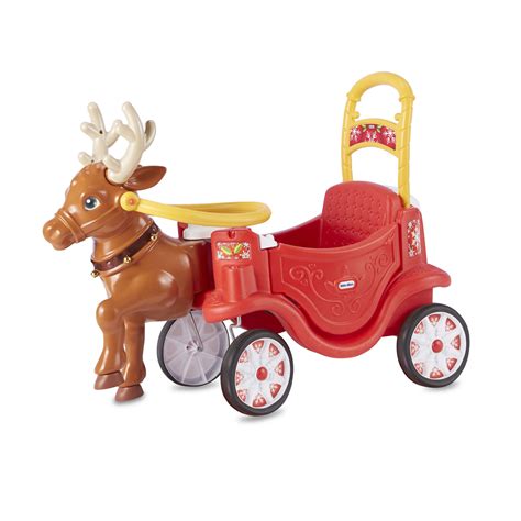 Little Tikes Reindeer Carriage Festive Holiday Ride-On - Walmart.com | Little tikes, Kids ride ...