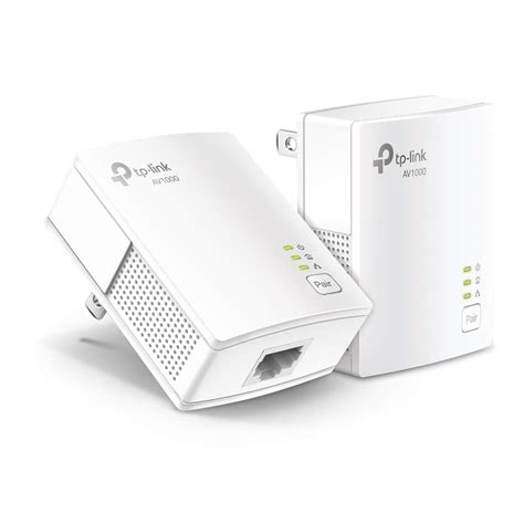 Buy TP-Link Powerline Ethernet Adapter Starter Kit - AV1000 Gigabit ...