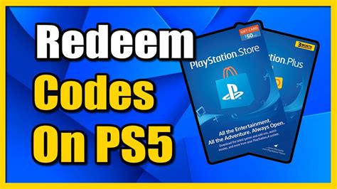 How to Redeem Codes on PS5 Console for Gift Cards or PS Plus (2 Ways ...