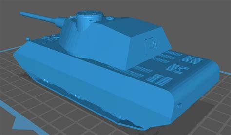 STL file VK 100.01 (P) Ausf. B heavy tank 🪖・3D printing template to download・Cults