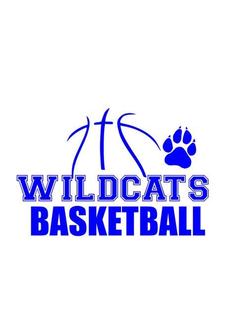 Wildcats basketball svg; Basketball Svg; svg file; dxf file; png file ...