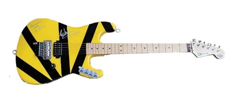 Eddie Van Halen Stage-Played And Signed Charvel EVH Art Series Guitar ...