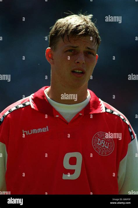 Soccer - Denmark v Bosina-Herzegovina. Jon Dahl Tomasson, Denmark Stock Photo - Alamy