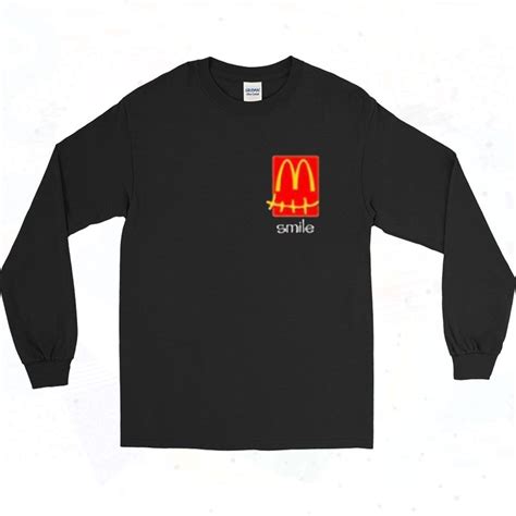 Travis Scott Parody Mcdonald's Smile Long Sleeve Style - 90sclothes.com ...