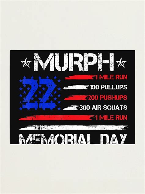 "Patriotic Murph Challenge 2022 Memorial Day WOD 2022 Gear ...