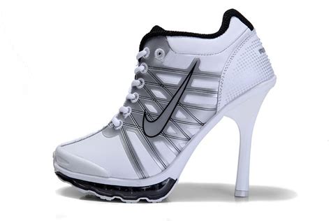 Women's Nike Air Max High Heels White Black Sale | Nike high heels, Nike heels, Nike shoes women