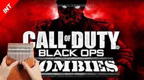 履 Damned - Call of Duty Zombies: Black Ops Theme Kalimba Tabs Letter ...