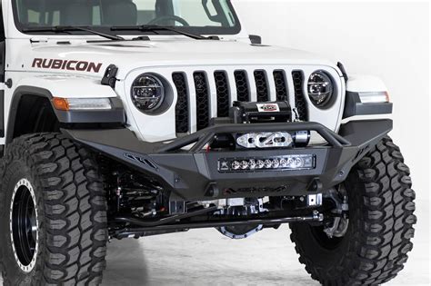 Rugged Ridge Wrangler JL/Gladiator Winch Front Bumper HD Full Width ...