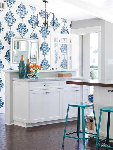 16 Creative Ways to Use Wallpaper in the Kitchen | Better Homes & Gardens