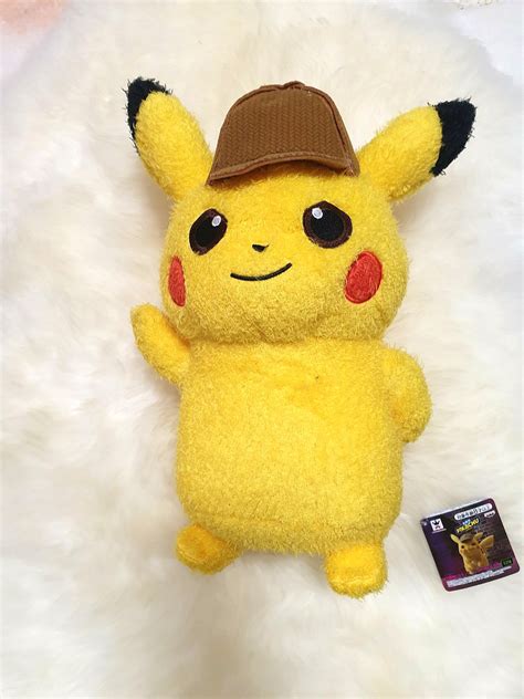 Detective Pikachu Plush (30cm), Hobbies & Toys, Toys & Games on Carousell