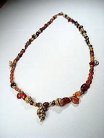 Ancient Museum Quality Sumerian Jewelry Beads Necklace (item #880866)