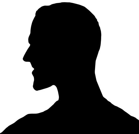 Download Mans Head Silhouette SVG | FreePNGImg