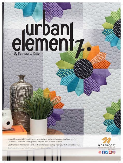 Urban Elementz featured in Modern Patchwork, QuiltCon 2017 issue. | Book quilt, Quilting ...