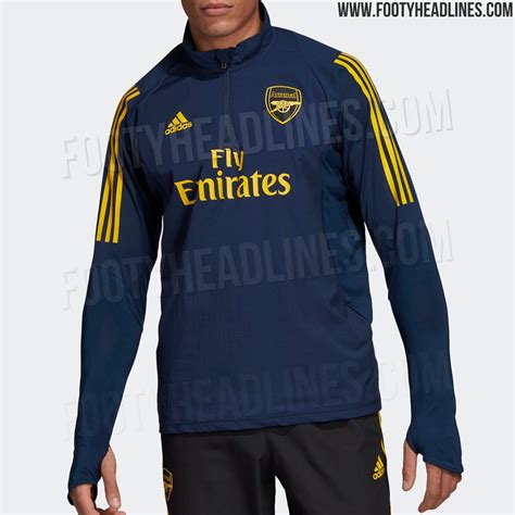 UPDATE: Stunning Adidas Arsenal 19-20 International Training Kit Leaked ...