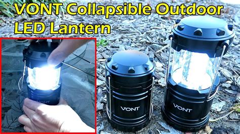 Collapsible Outdoor LED Lantern - VONT Camping Light - YouTube