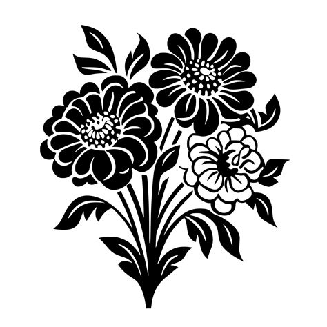 Instant Download: Elegant Flower Cluster SVG/PNG/DXF Image for Cricut ...