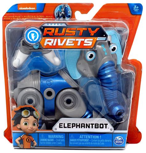 Nickelodeon Rusty Rivets Build Me Rivet System Elephantbot Figure Spin ...