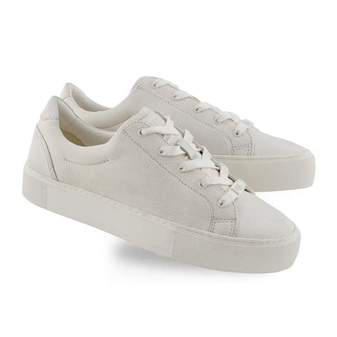 UGG Women's ZILO white lace up sneakers | SoftMoc.com