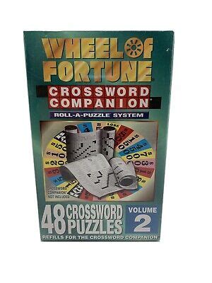 Wheel Of Fortune Crossword Companion Volume 2 48 Puzzle Refills New ...