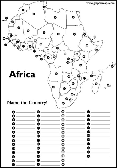 Africa...Name the Country! | World of Maps | Teaching geography, World geography lessons ...