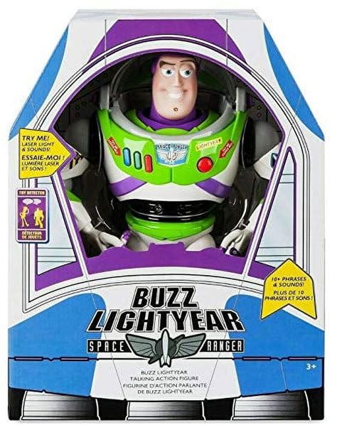 Disney Toy Story Buzz Lightyear 12'' Interactive Action Figure with Karate Chop and Light-Up ...