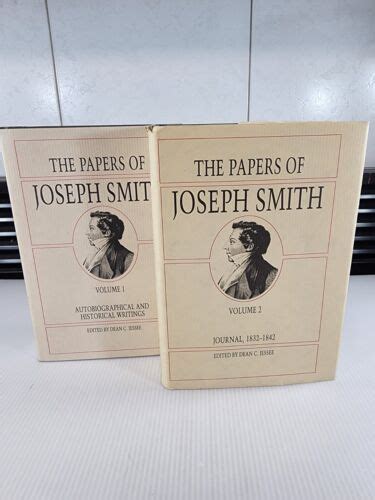 The Papers of Joseph Smith Volume 1 and Volume 2- Dean C Jessee "CLEAN" | eBay