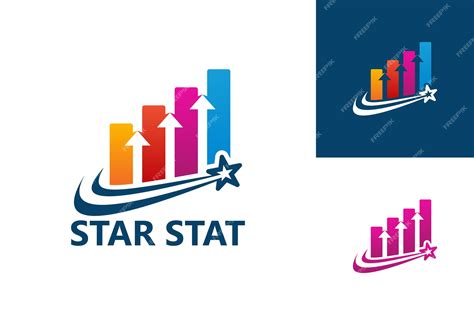 Premium Vector | Star Statistic Logo Template Design Vector, Emblem ...