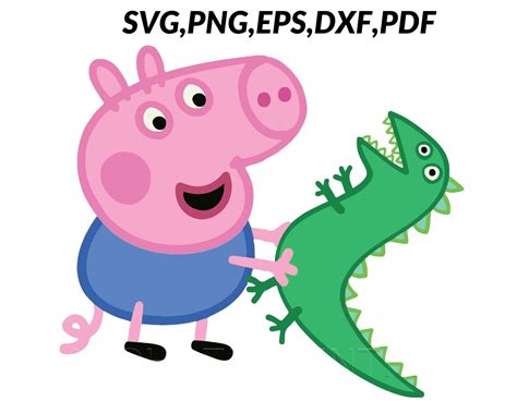 Peppa Pig Dinosaur Clip Art