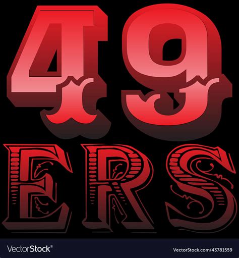 San francisco 49ers concept t-shirt design Vector Image