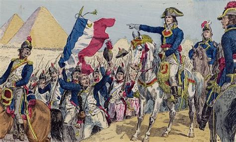 Napoleon at the Battle of the Pyramids, Egypt, 1798 stock image | Look and Learn