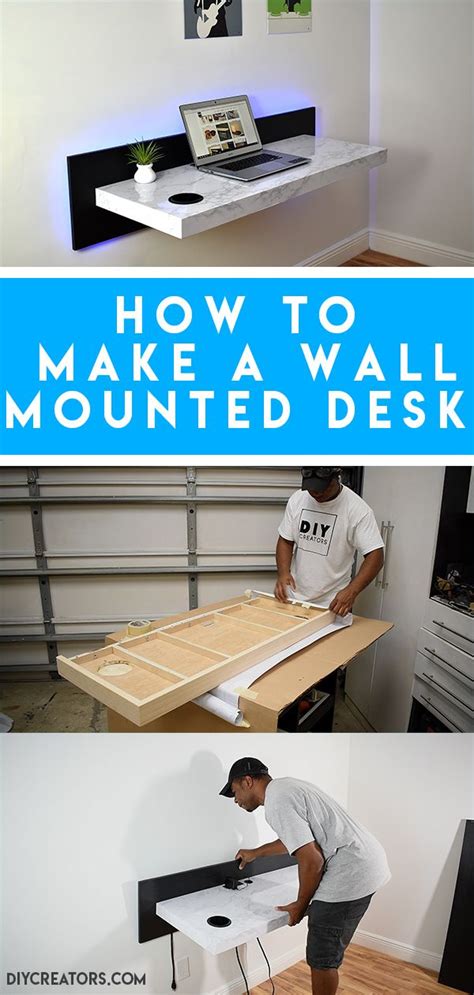 How to make a wall mounted dream desk