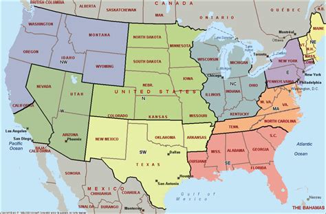 North Central Us Map - Allina Madeline