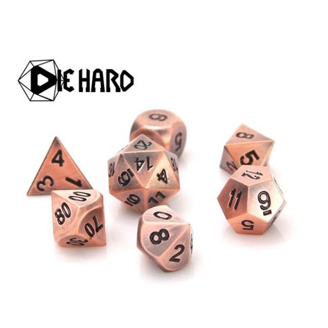 Metal RPG Dice: Battleworn Collection - Boardgames.ca