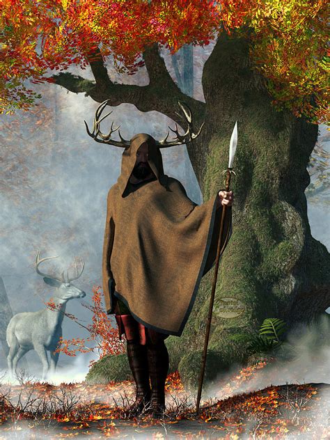 Herne The Hunter Digital Art by Daniel Eskridge - Fine Art America