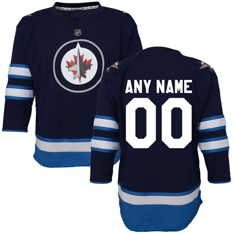 Youth Winnipeg Jets Navy 2020/21 Home - Custom Replica Jersey