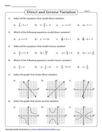 36 Direct Variation Worksheet With Answers - support worksheet