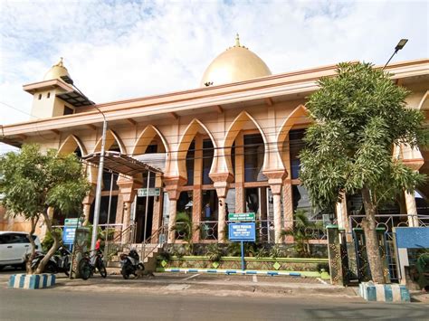 Probolinggo,Indonesia. Nov. 2022 - the magnificent mosque in the Indonesian city of Probolinggo ...