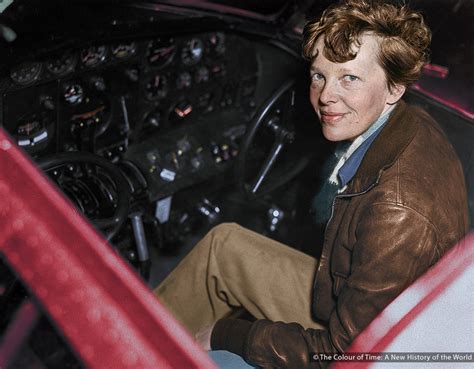 (Colorized by me) Amelia Earhart was declared dead on this day in 1939. : r/pics