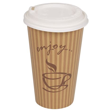 100-1000 Disposable Hot Drink Takeaway Paper Cups Tea Coffee Lids 10oz 12oz 16oz | eBay