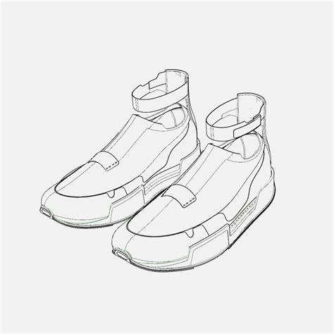 Fashion Design Sketches, Sketch Design, Rendering Drawing, Sneakers Sketch, Design Thinking ...