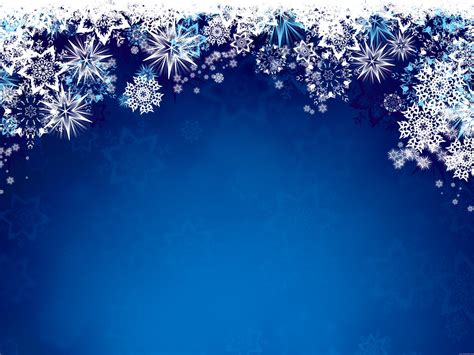 Blue Snowflake Background