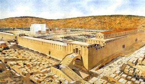 A reconstructed image of the Temple Mount in the time of the Temple ...