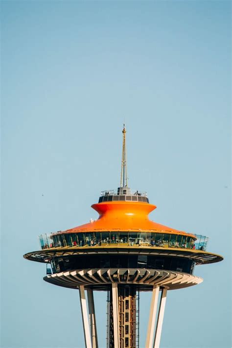 ♥ Seattle Space Needle Observation Deck & Loupe Lounge photograph ...