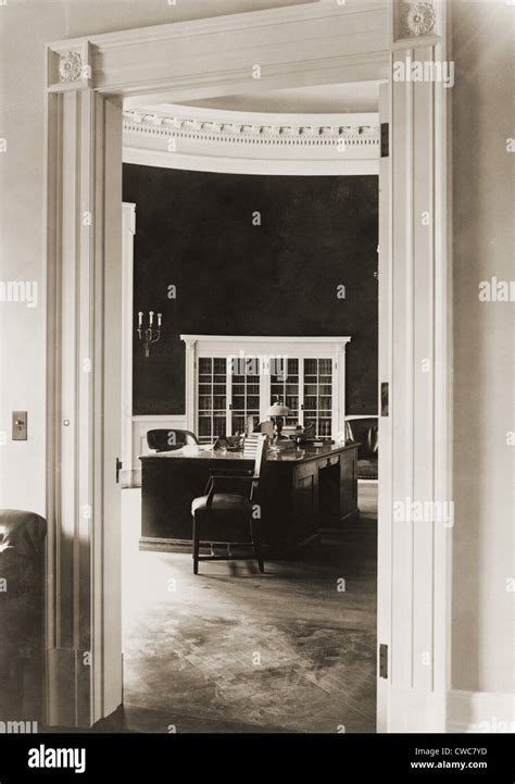 The First Oval Office in the White House West Wing. Built in 1909 in ...